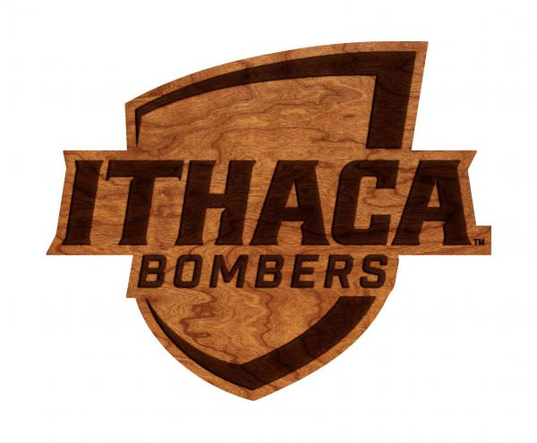 Ithaca College - Wall Hanging - Logo - Ithaca Bombers Name on Shield