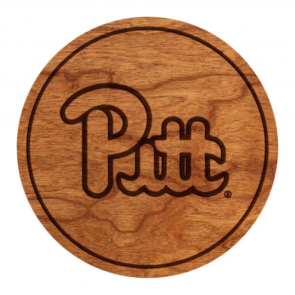 University of Pittsburgh Coaster Script "PITT"