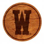 Wyoming Cowboys Coaster Block W