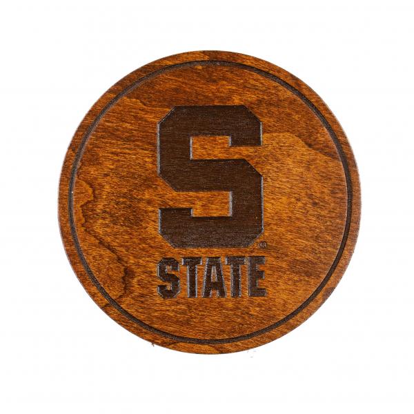 Michigan State Coaster - Block S over "STATE" picture