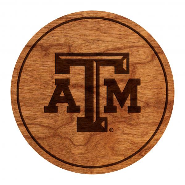 Texas A&M Aggies Coaster Block TAM picture