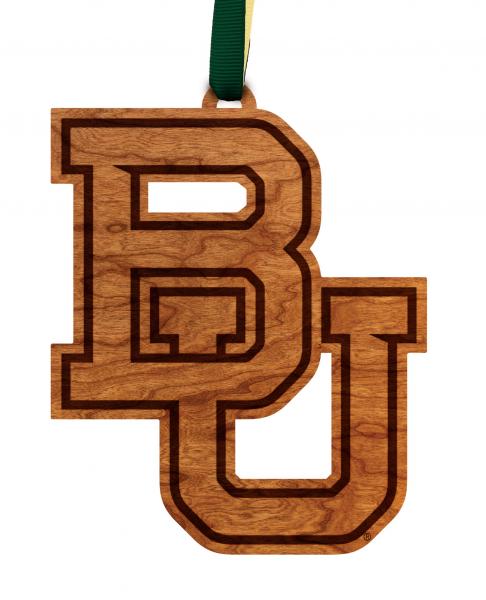 Baylor - Ornament - Block BU picture