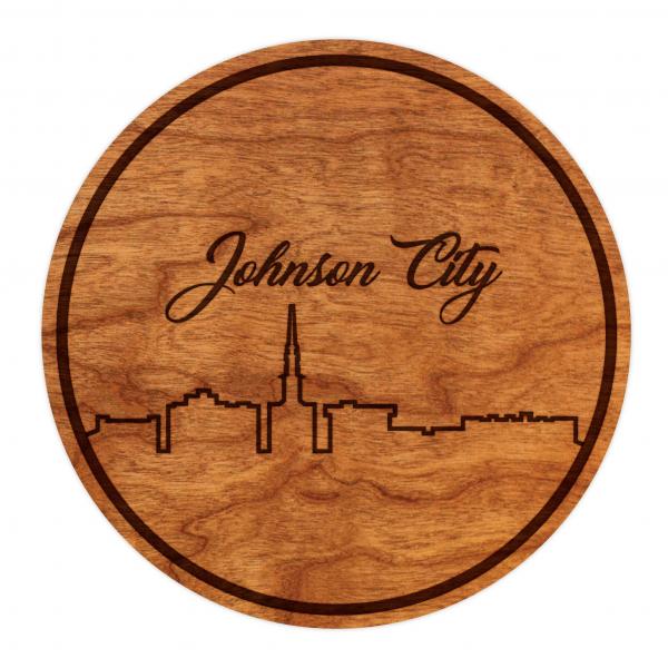 Coasters - Johnson City Skyline - Cherry - (4-Pack)