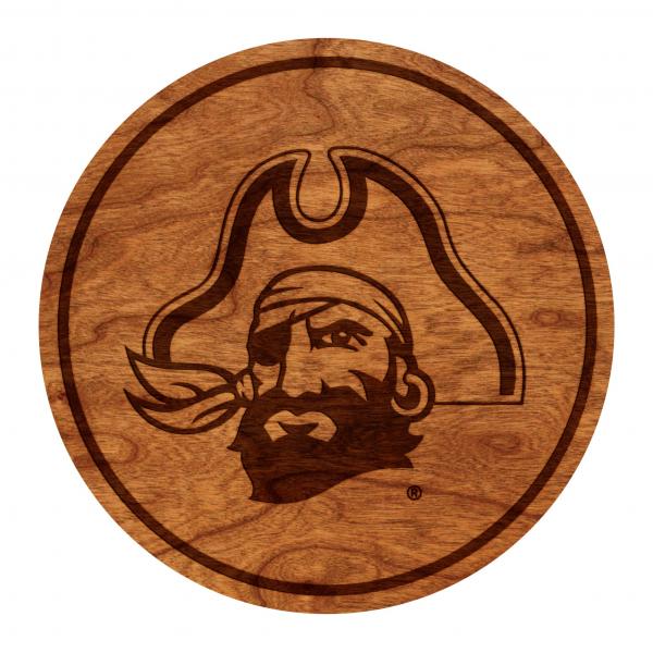 ECU Pirates Coaster Living Pirate picture