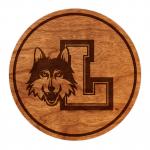 Loyola-Chicago Ramblers Coaster Block "L" with Mascot