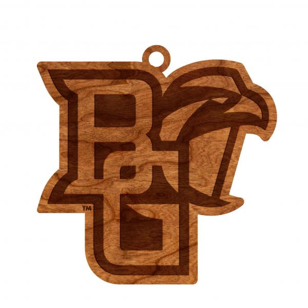 Bowling Green State University - Ornament - Logo Cutout - BG with Falcon picture