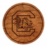 University of South Carolina Gamecocks Coaster Block C and Gamecock