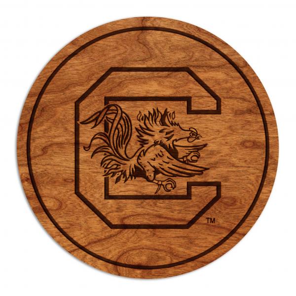 University of South Carolina Gamecocks Coaster Block C and Gamecock