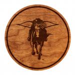 Texas Tech Red Raiders Coaster Red Raider Logo