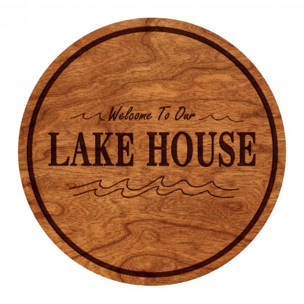 Welcome To Our Lake House Coaster