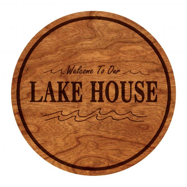 Welcome To Our Lake House Coaster picture