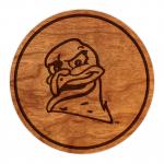 Virginia Tech Hokies Coaster Hokie Head