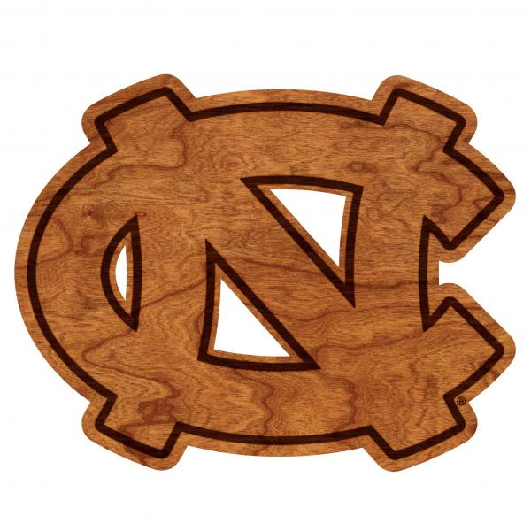 UNC Chapel Hill - Wall Hanging - Logo Cutout- Interlocked NC