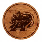 West Point Army Black Knight Coaster "Knight with A"