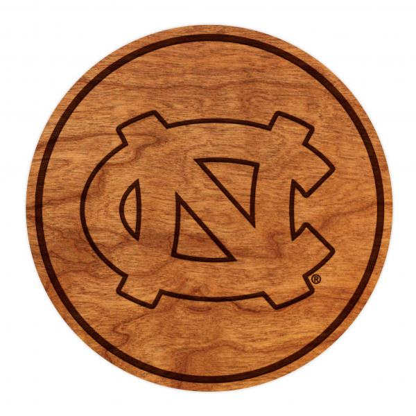 UNC Tarheels Coaster NC Interlocked Letters