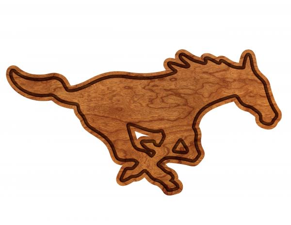Southern Methodist University - Wall Hanging - Logo - Mustang