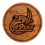 UNCC 49ers Coaster Pick Axe Logo