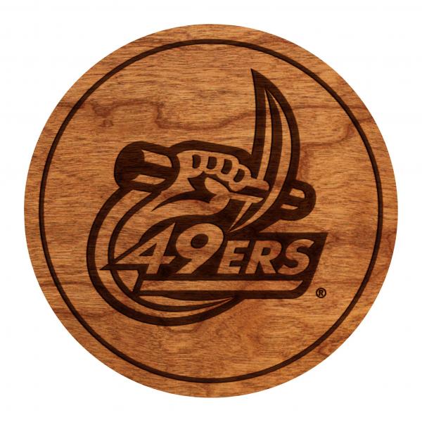 UNCC 49ers Coaster Pick Axe Logo picture