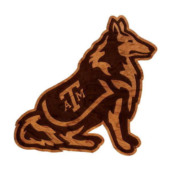 Texas A&M - Wall Hanging - Logo - Reveille Dog picture