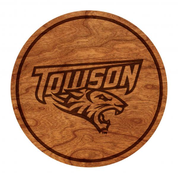 Towson University Tigers Coaster "Towson" With Tiger picture