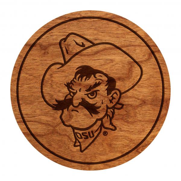 Oklahoma State Cowboys Coaster Pistol Pete picture