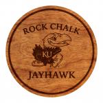 Kansas Jayhawk Coaster Rock Chalk