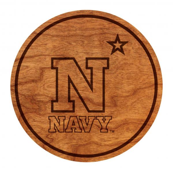 United States Naval Academy Logo Coaster Navy N with Star picture