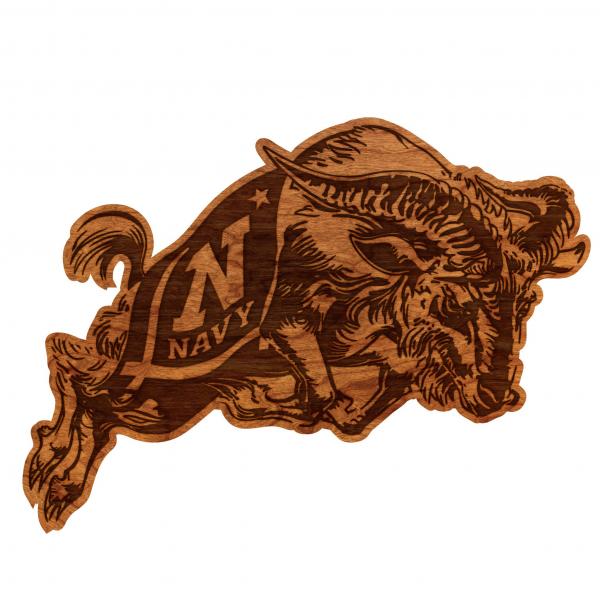 United States Naval Academy - Wall Hanging - Logo Cutout - Charging Ram