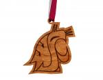 Washington State University - Ornament - Cougar Head Cutout