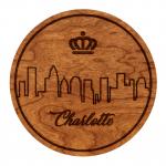 Coasters - Charlotte Skyline - Cherry - (4-Pack)