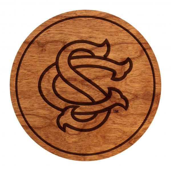 University of South Carolina Gamecocks Coaster "SC" Interlocked