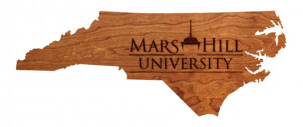 Mars Hill - Wall Hanging - State Map - Academic Logo