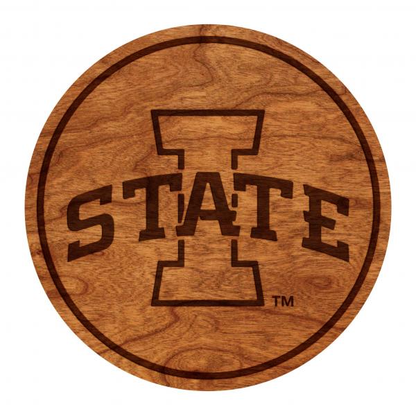 Iowa State Logo Coaster Block I with "State" Text picture