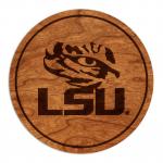 LSU Tigers Coaster Tiger Eye over LSU