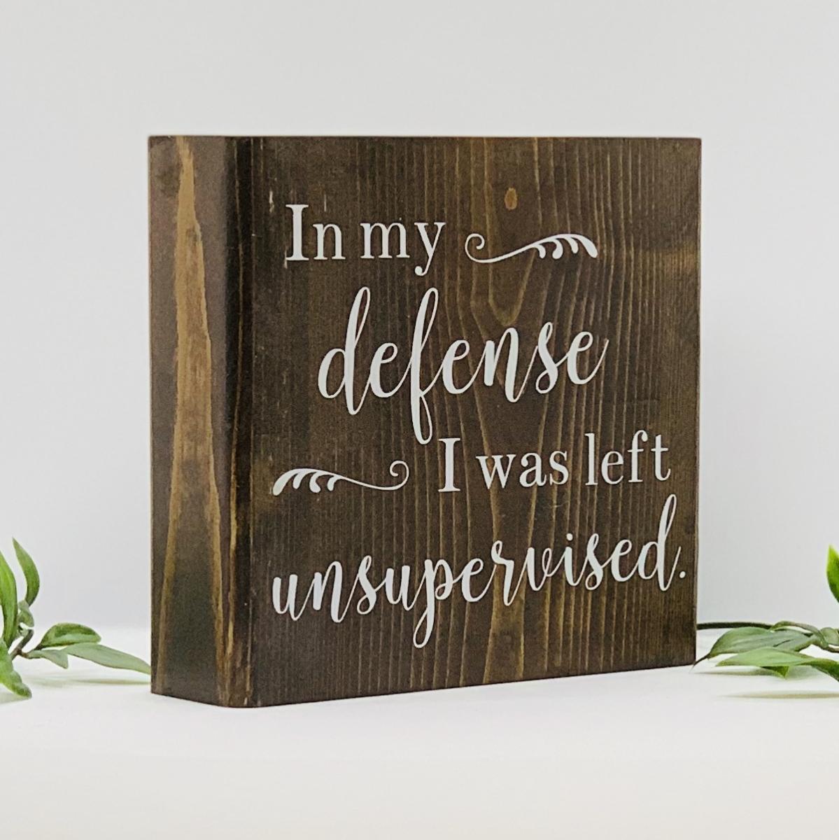 In my Defense, I was Unsupervised picture