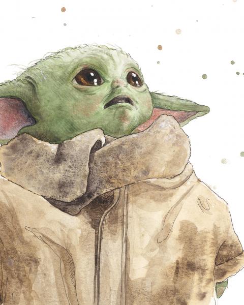 Original Baby Yoda picture