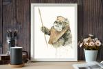 Wicket - Star Wars - 5x7 Art Print