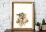 Baby Yoda - Star Wars - 8x10 Art Print