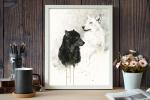Wolves - 5x7 Art Print