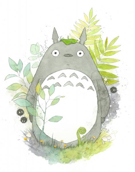 My Neighbor Totoro - 11x14 Art Print picture