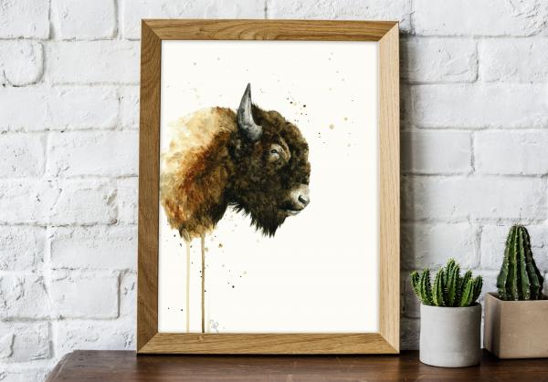 Bison - 5x7 Art Print picture