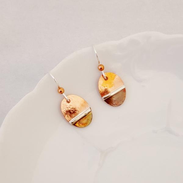 An Artful Balance in Oval - Earrings