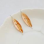 Classic Leaf in Copper - Earrings