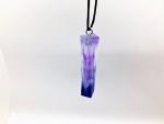 Crystal-shaped Resin Pendant Necklace