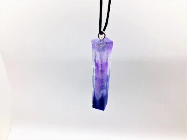 Crystal-shaped Resin Pendant Necklace picture