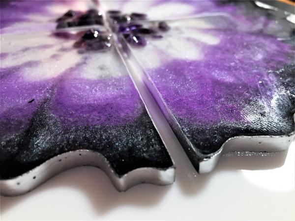 Geode Coasters with Amethyst Stones picture