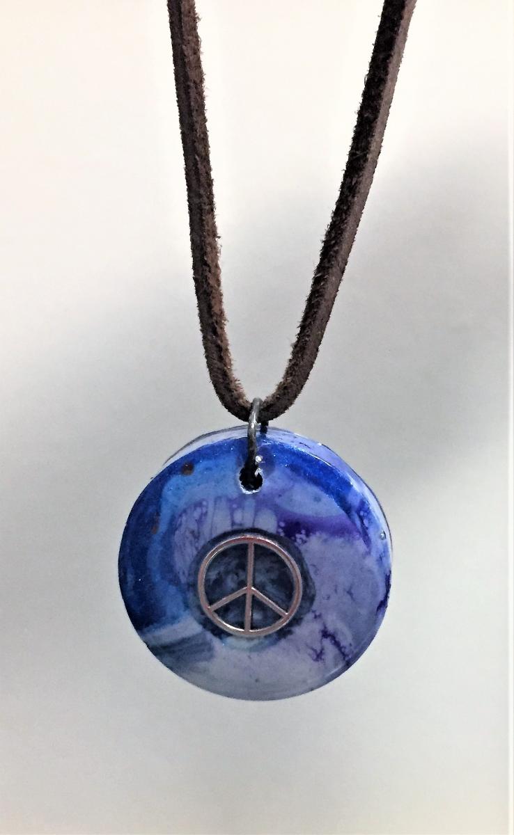 Peace Resin Pendant picture