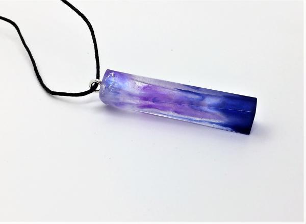 Crystal-shaped Resin Pendant Necklace picture