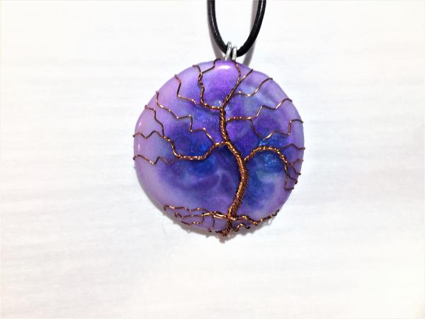 Tree of Life Wire-Wrapped Resin Pendant picture