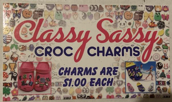 Classy Sassy Croc charms